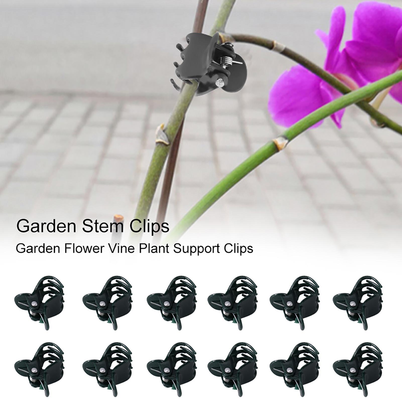 Florist Supply Bulk - 100pcs Mini Plant Clips Garden Flower