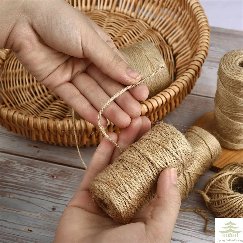 50/100M 2mm Natural Jute Rope  - Twine Jute Natural recension och pris