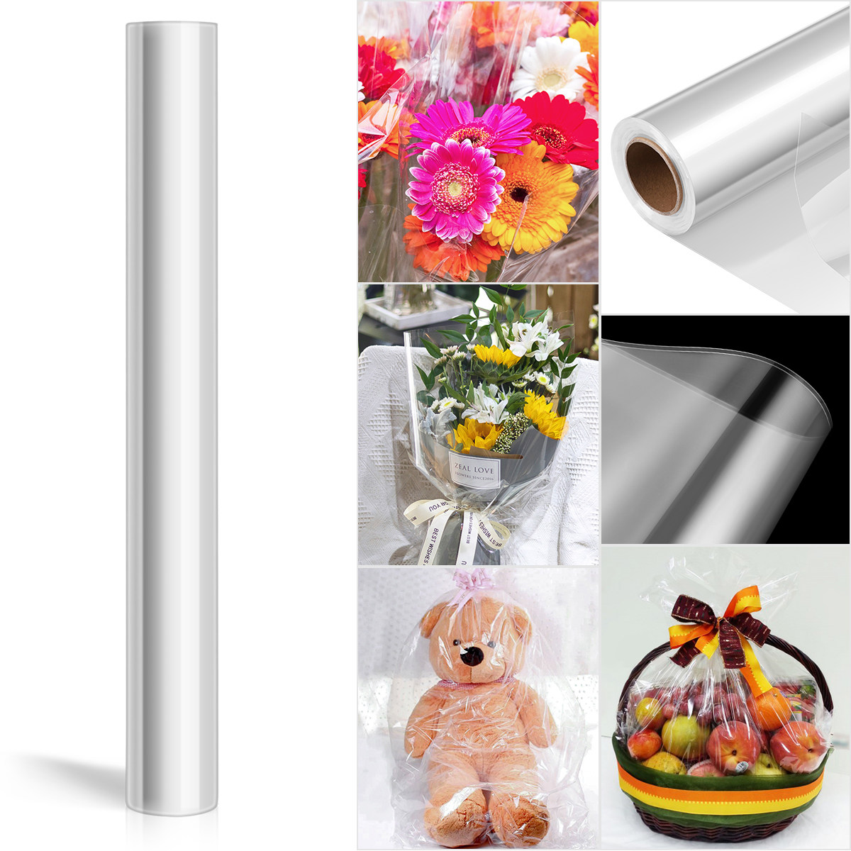 Premium 2.3 Mil Clear Cellopha - Cellophane Wrap Clear recension och pris