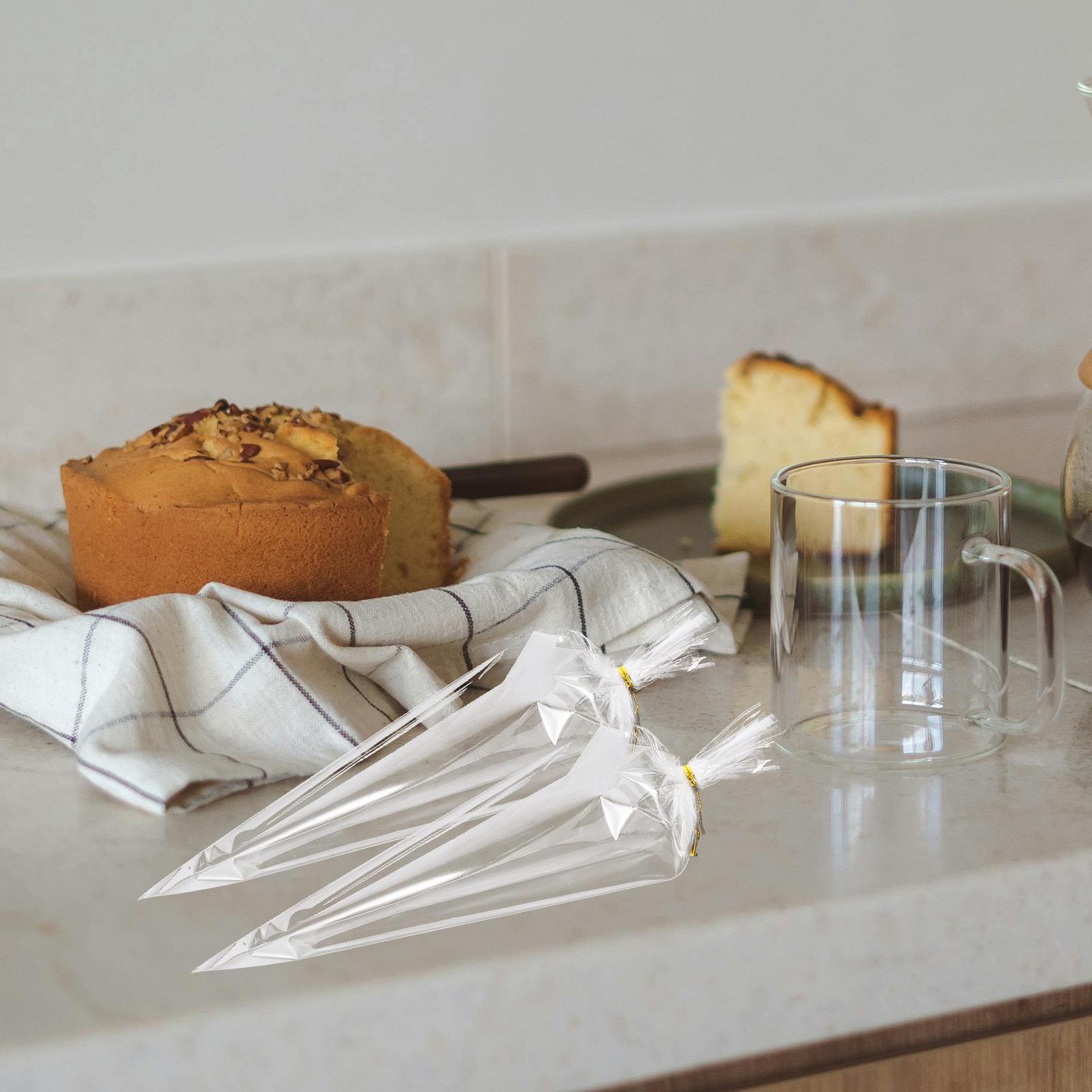 Clear Snack Bags Plastic for T - Cellophane Wrap Clear recension och pris