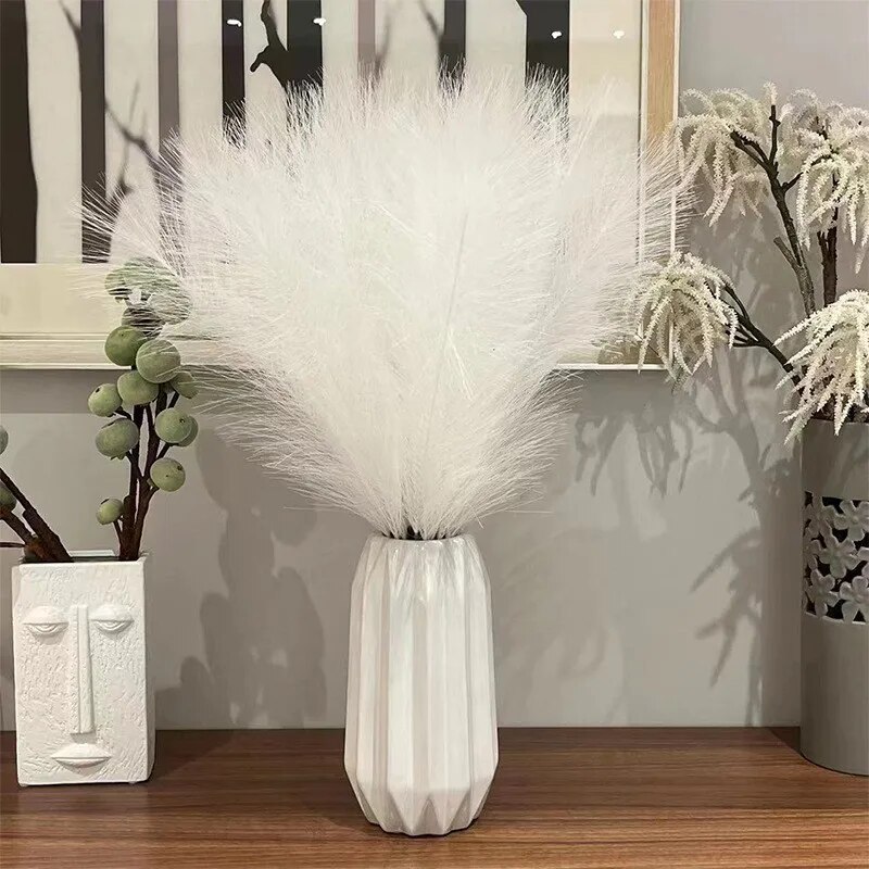10PCS Artificial Pompous Grass - Florist Supply Bulk recension och pris