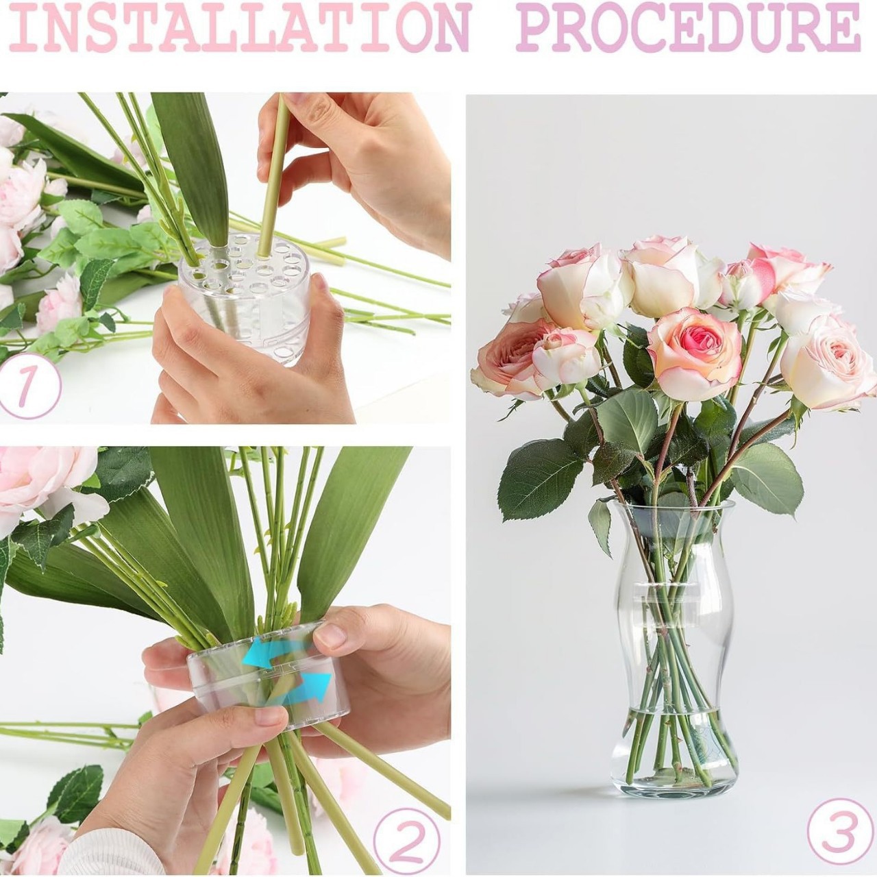 Spiral Ikebana Stem Holder for - Florist Supply Bulk recension och pris