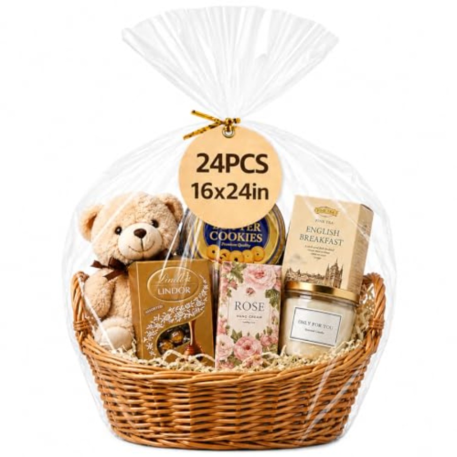 Cellophane Wrap for Gift Baske - Cellophane Wrap Clear recension och pris