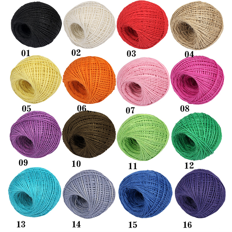 DIY Natural 2mm 50M/Roll Color - Twine Jute Natural recension och pris