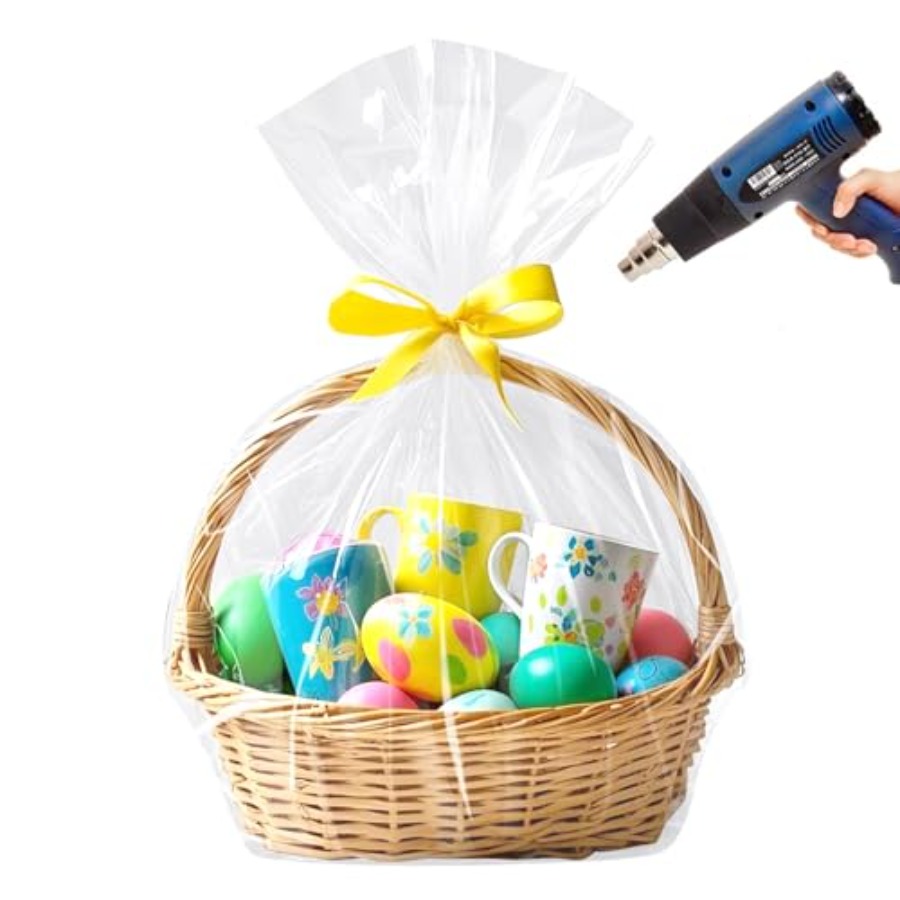Easter Basket Cellophane Shrin - Cellophane Wrap Clear recension och pris